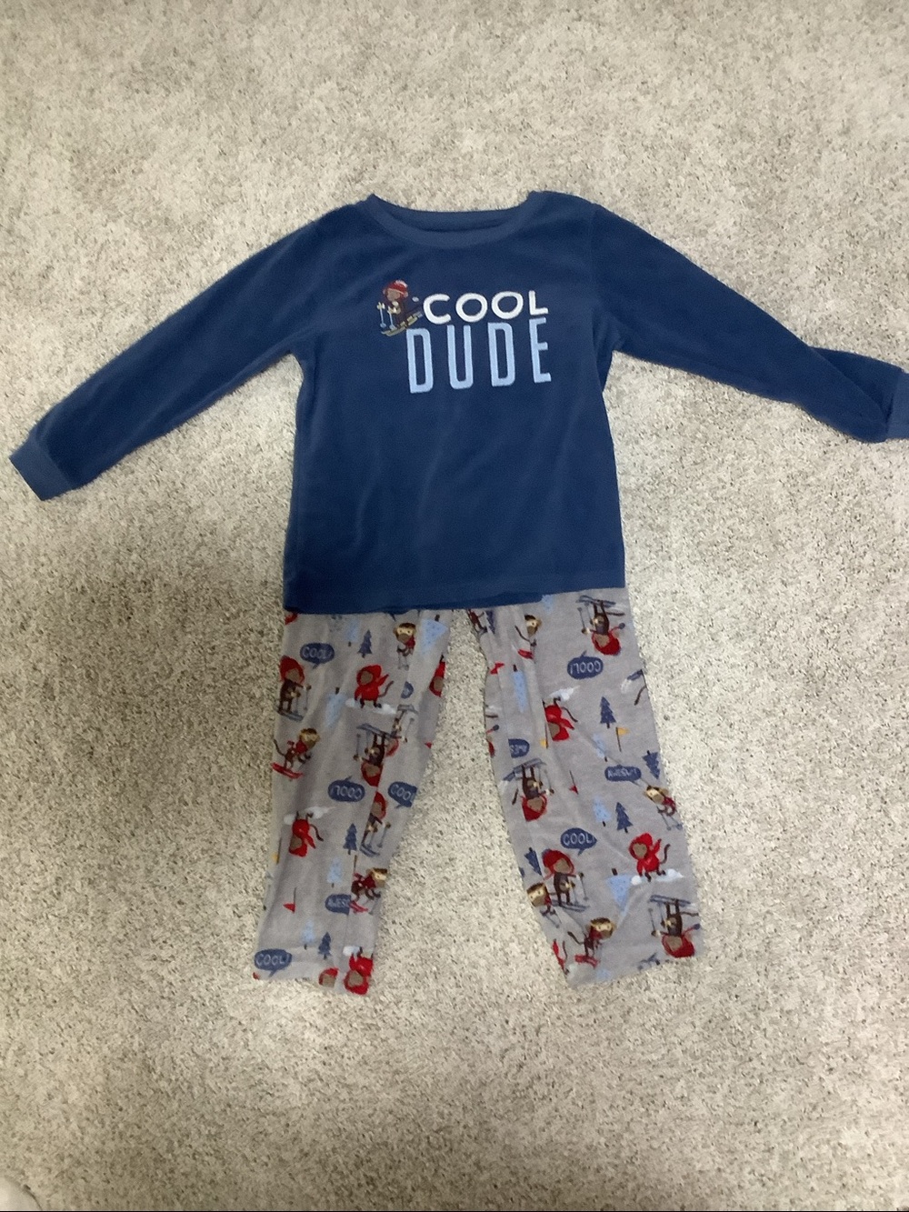 Carter’s “Cool Dude” Cozy Pajama set